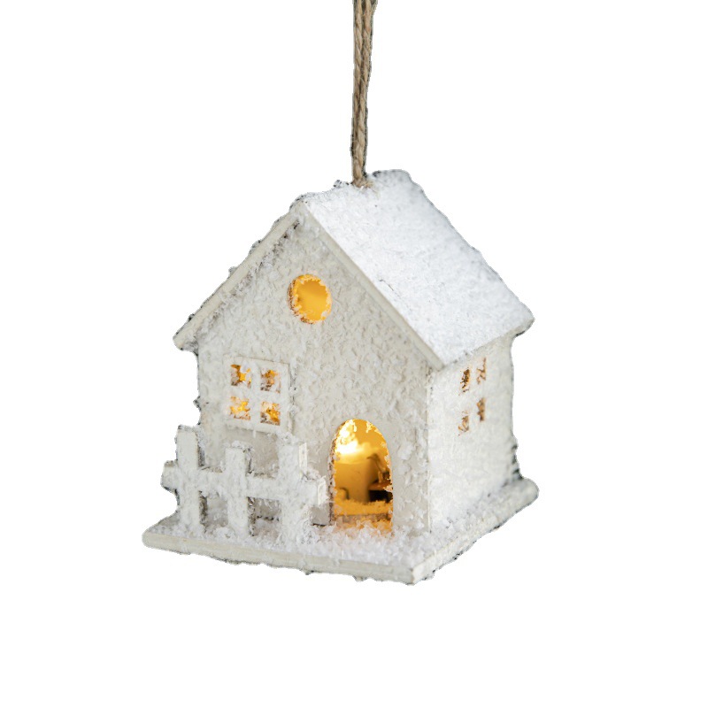 Hong Kong Heng decoración de Navidad escritorio LED blanco casa decoración árbol de Navidad colgante decoración diseño creativo
