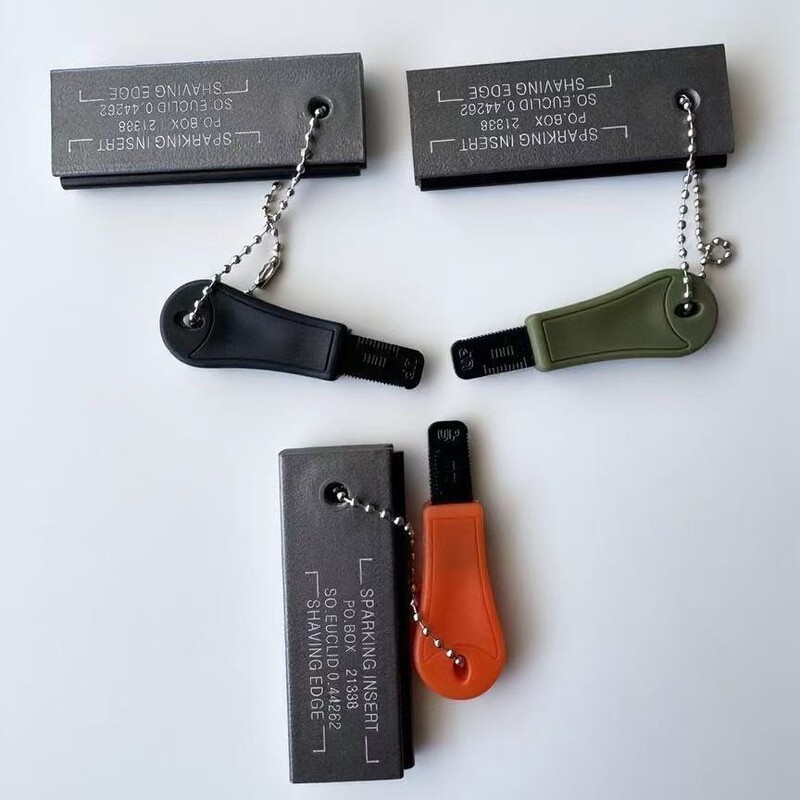 Outdoor Flint Fire Starter Magnesium Stick Fire Starter Outdoor Fire-Making Camping Magnesium Block Magnesium Strip Wilderness Survival Equipment