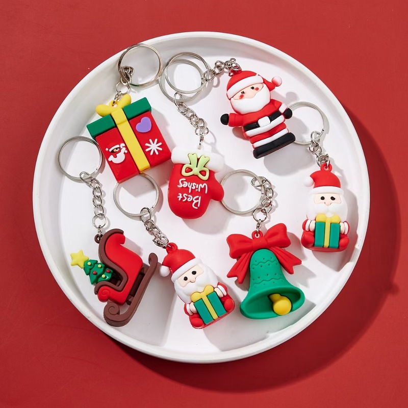 クリスマスブラインドボックスギフト漫画フィギュアキーホルダーブラインドボックス学校の屋台の小さな贈り物アニメ周辺グッズ人形|undefined