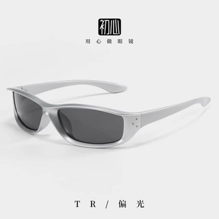 tr2461新款方形Y2K未来风偏光墨镜男女潮网红甜酷欧美骑行太阳镜