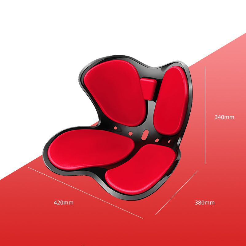 蝶の形のクッション、お尻クッション、仕事用椅子、花びらシートクッション、座りがちなオフィス、座り姿勢の矯正、美尻、腰クッション