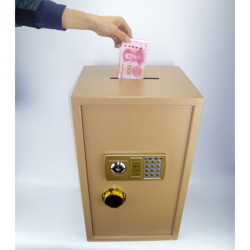指纹小型密码家用投币保险箱防盗办公保险柜30/35/40/45/50/60cm