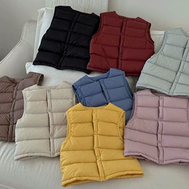 童羽绒服;羽绒马甲