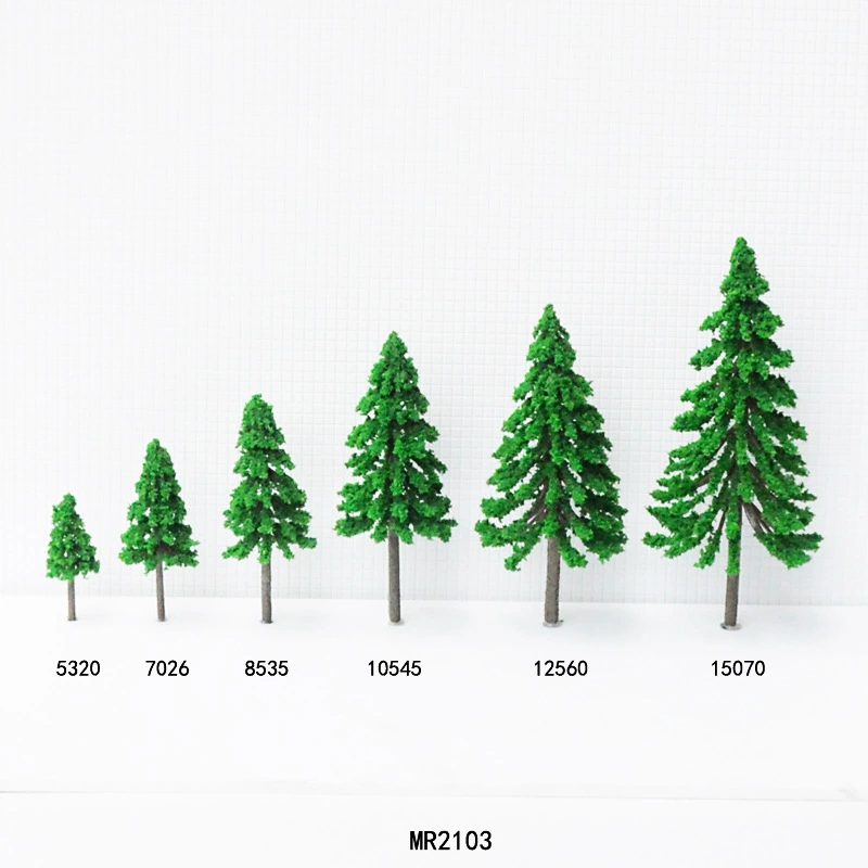 Micro Model Mini Handmade Finished Plastic Cedar Tree Sand Pan Modeling Mini Simulation Scene Mold Small Tree
