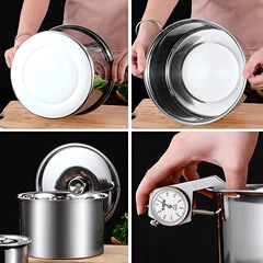 304不鏽鋼味盅加厚加深調料缸不鏽鋼盆調味盒家庭用品圓形打蛋盆