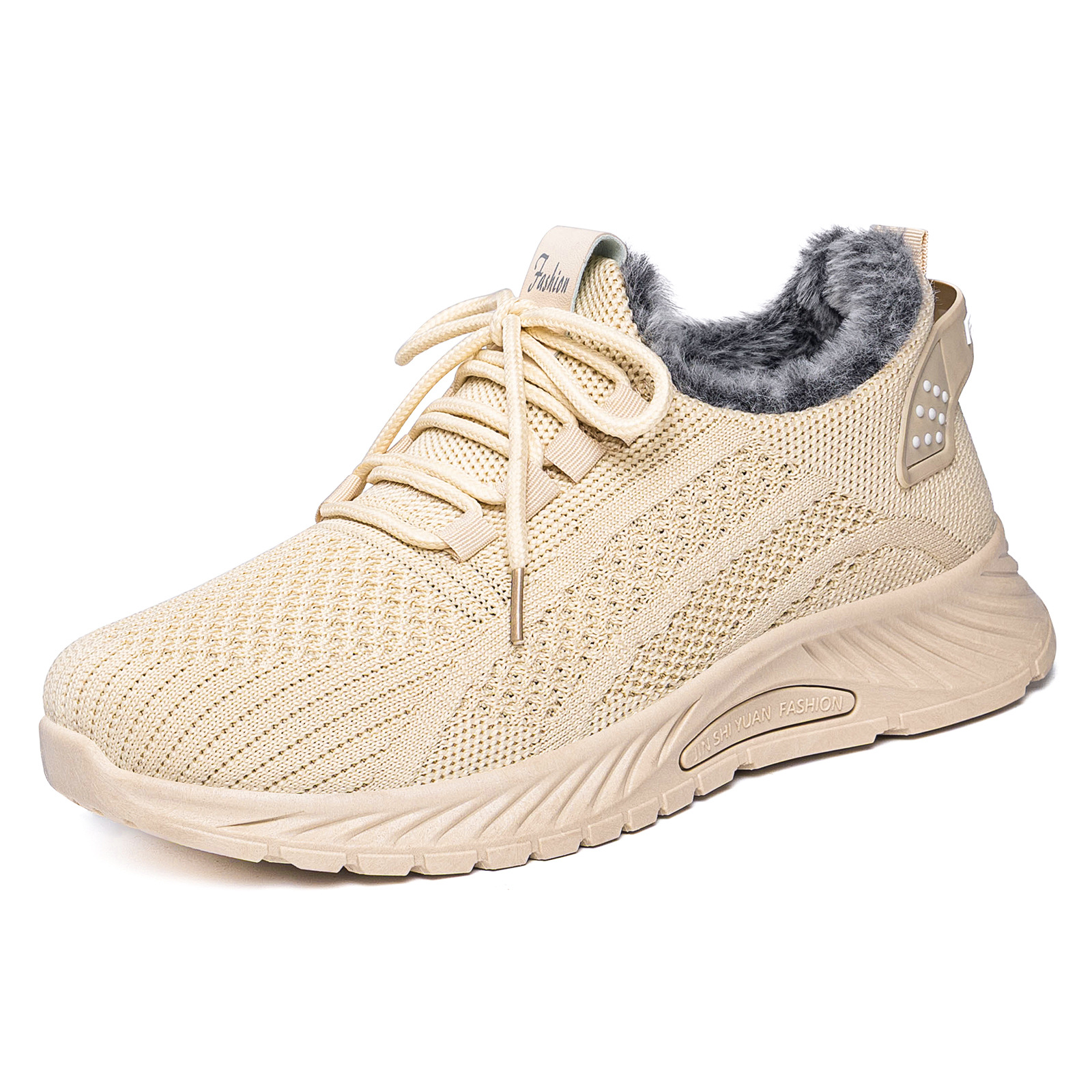 Zapatos de algodón de mujer transfronterizos TEMU más terciopelo grueso calzado de mujer calentamiento ligero y cómodo zapatos casuales al aire libre zapatos de caminar