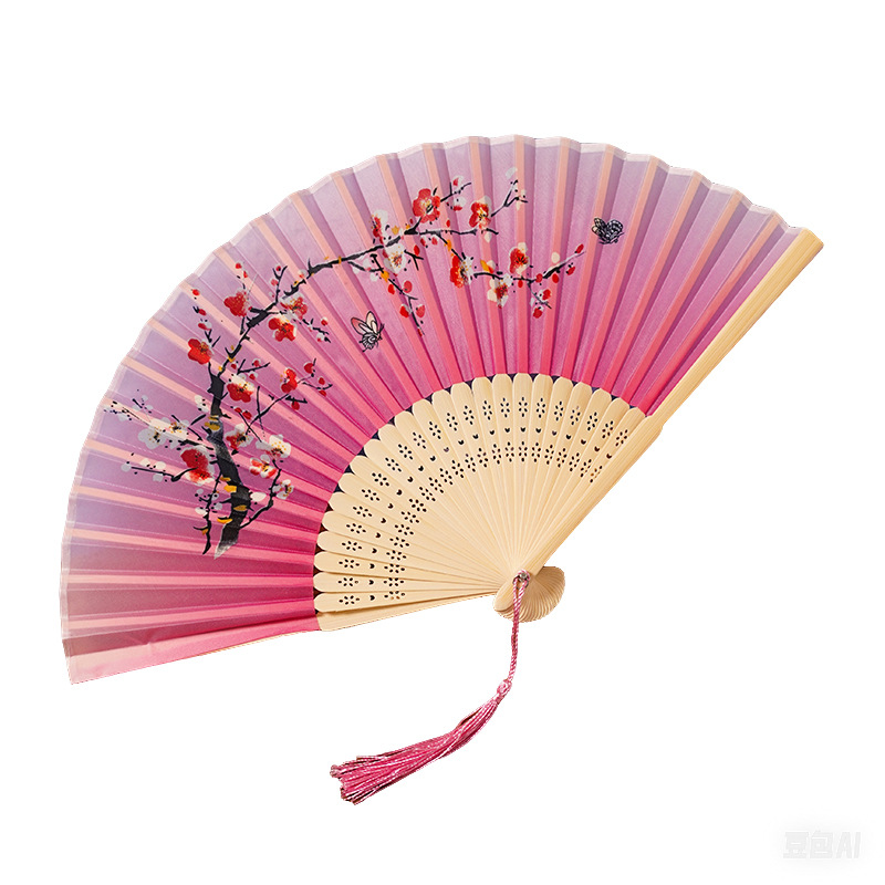 Ventilador antiguo ventilador plegable de estilo chino, vestidos de mujer, cheongsam, danza y baile, estudiantes de verano, ventilador plegable
