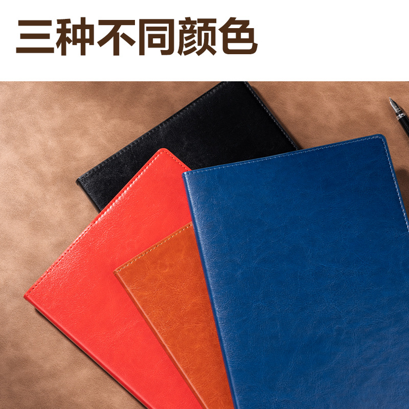 Delik 7900 / 7901 Cuaderno de cuero de negocios de escritorio 16K / 25K