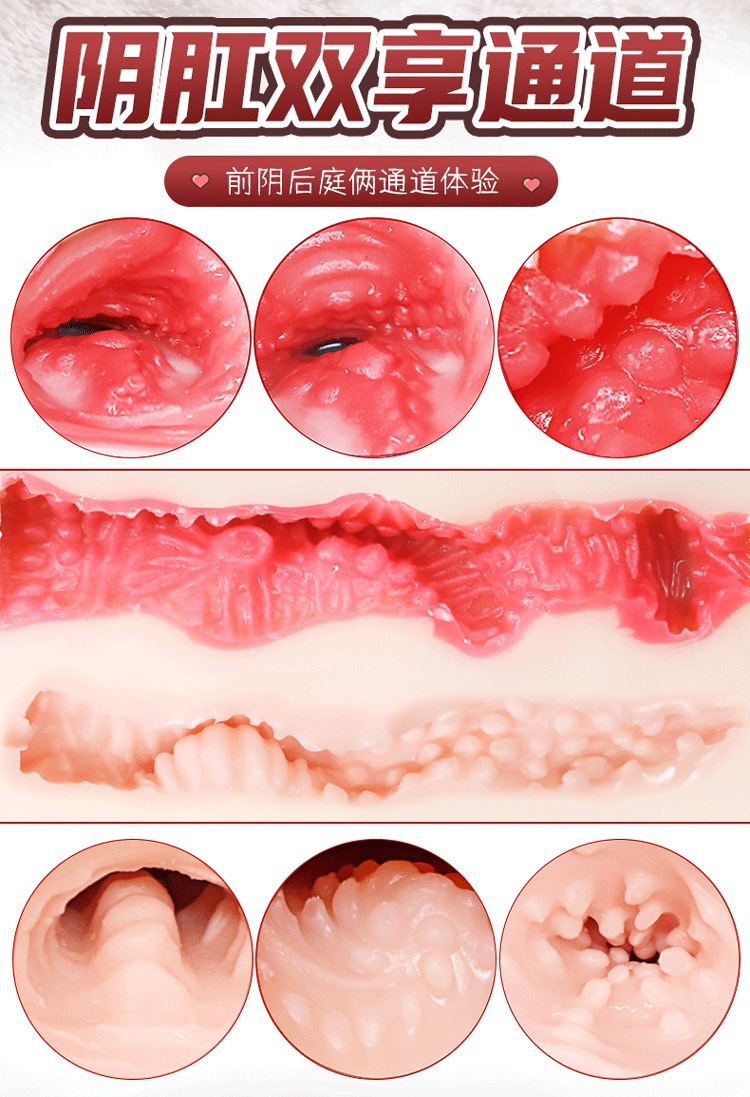 Jiuai Xiaozeyuan Half-Body Butt Masturbator, TPE Inverted Mold, Manual Airplane Cup — detail image 7