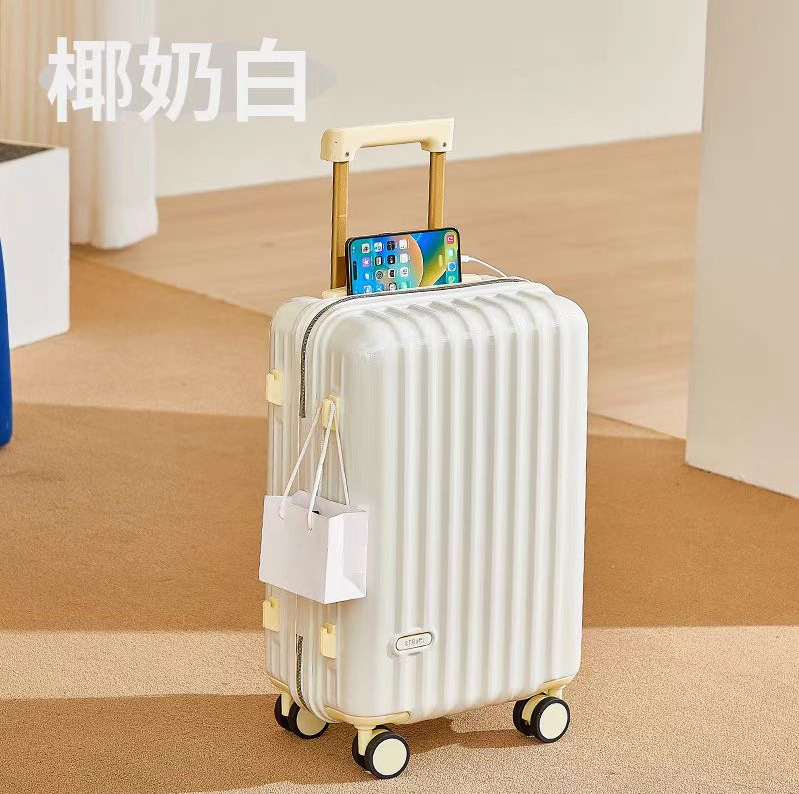 Maleta, niña, estudiante, maleta trolley de alto valor, caja de contraseña de viaje pequeña, fresca y duradera, rueda universal para reducir la carga