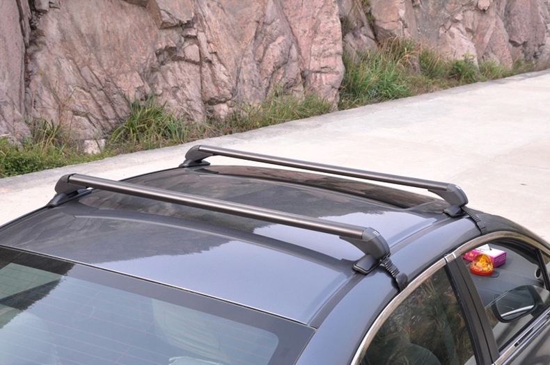 Car Luggage Rack Crossbar Universal Aluminum Alloy Lockable Roof Rack Crossbar Car Bicycle Rack Load-Bearing Luggage Rack