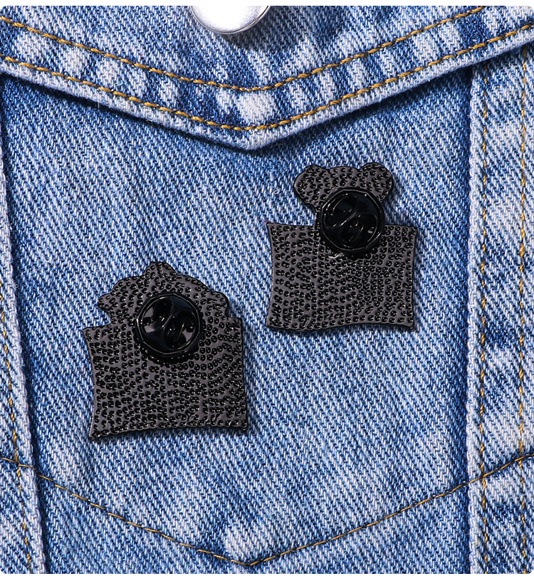 All Seasons Season Unisex Gender Enamel Design Cartoon Style Cute Pin Koala Alloy Enamel Unisex Brooches