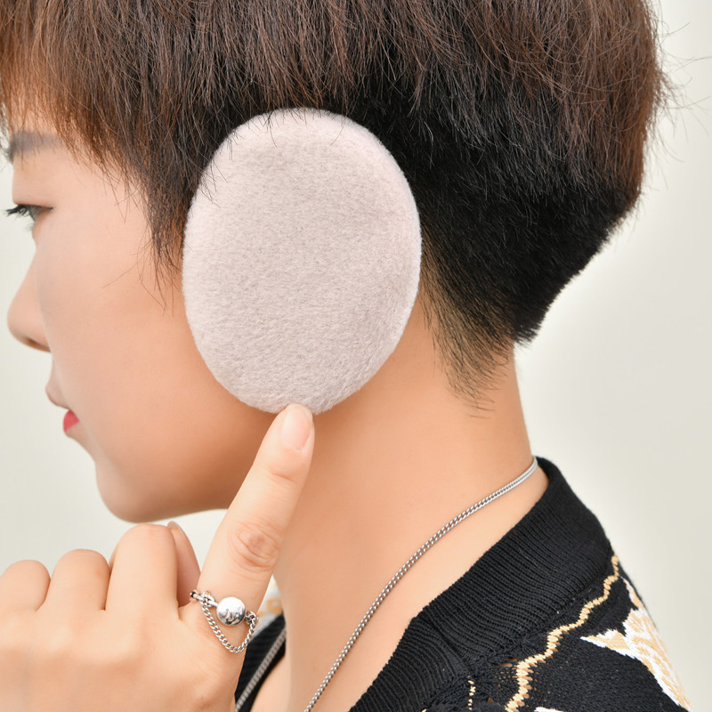 Anti-cold and anti-freeze earmuffs soundproof sleeping side sleeping mink velvet winter single ear warm earmuffs female split earmuffs