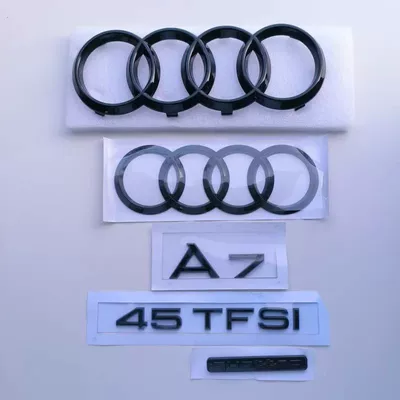 Audi A3 A5 A7 black: Car logo - standard-a745tfsi