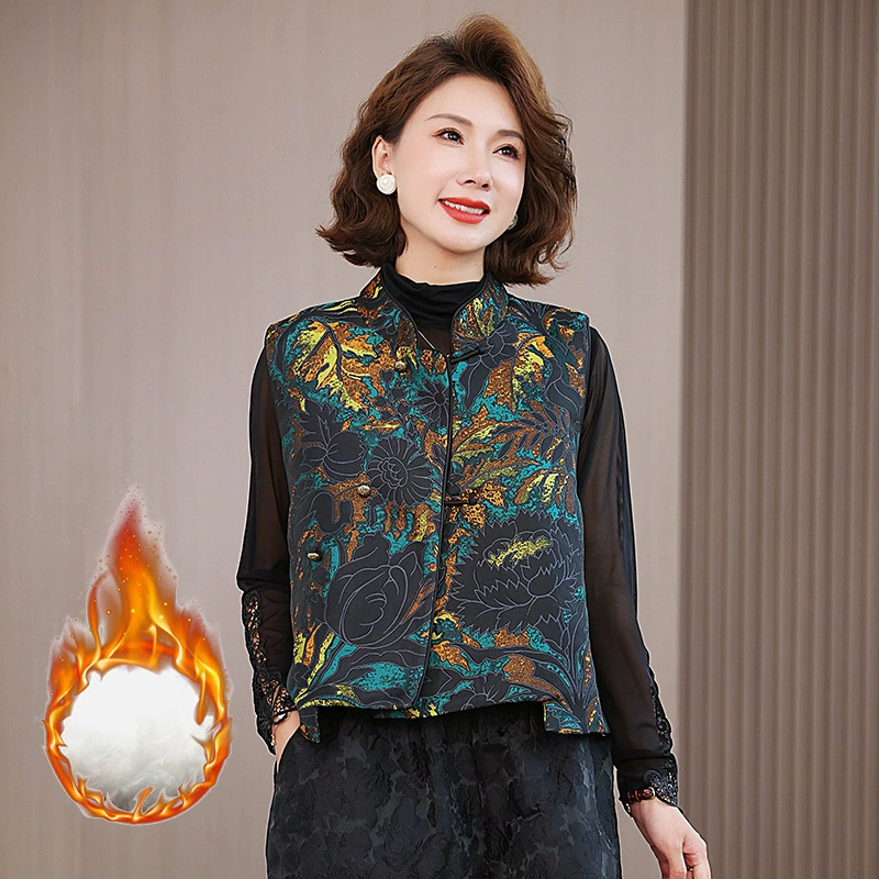 Новый китайский стиль тонкий европейский продукт 2024 осень новый модный воротник