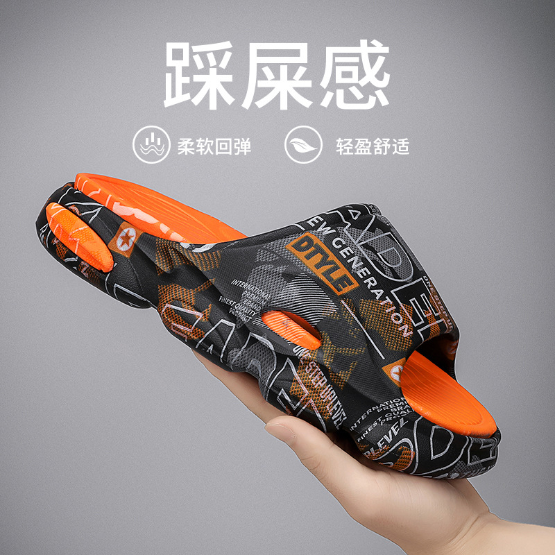 2023 zapatillas de pareja transfronterizas moda de verano casual hombres y mujeres flip-flops slip-on deportes zapatillas de moda más sandalias de tamaño