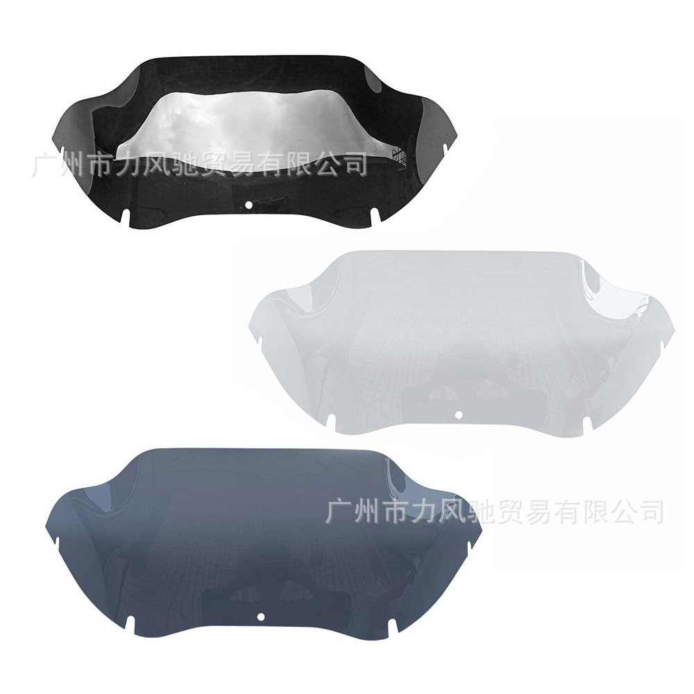 Aplicable a Harley Highway 1989 - 2013 accesorios de motocicleta retro 9 pulgadas doble luz parabrisas