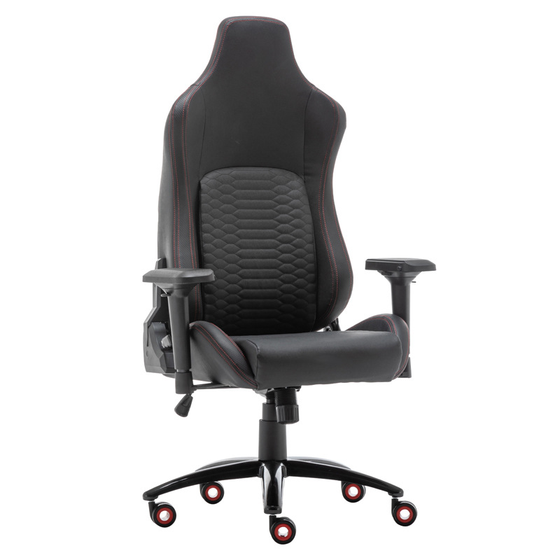 Internet cafe computer chair, gaming lift and rotation e-sports chair, home office reclining swivel chair, e-sports seat supply 