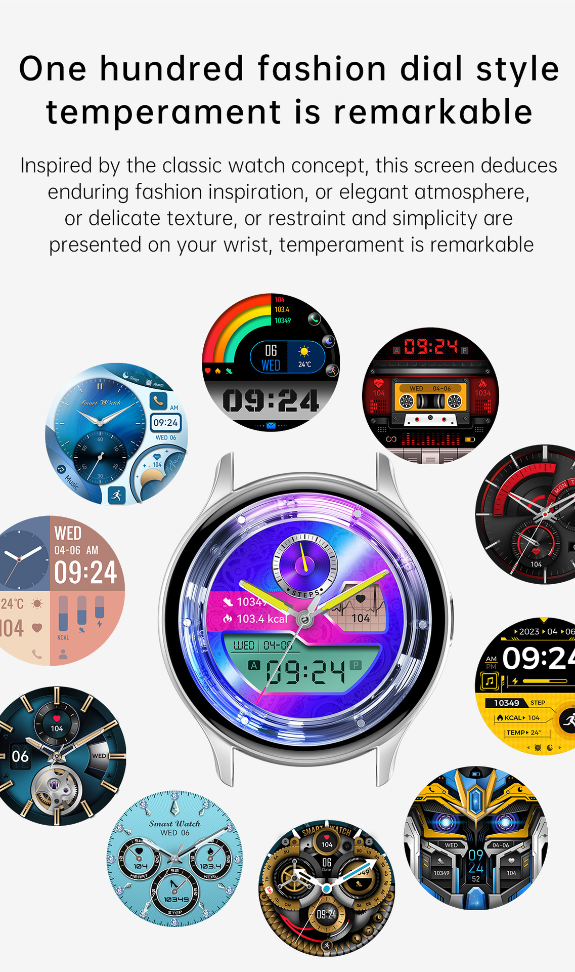 SmartWatch HK89 AMOLED Bluetooth Llamadas Monitoreo de salud_voghion.com