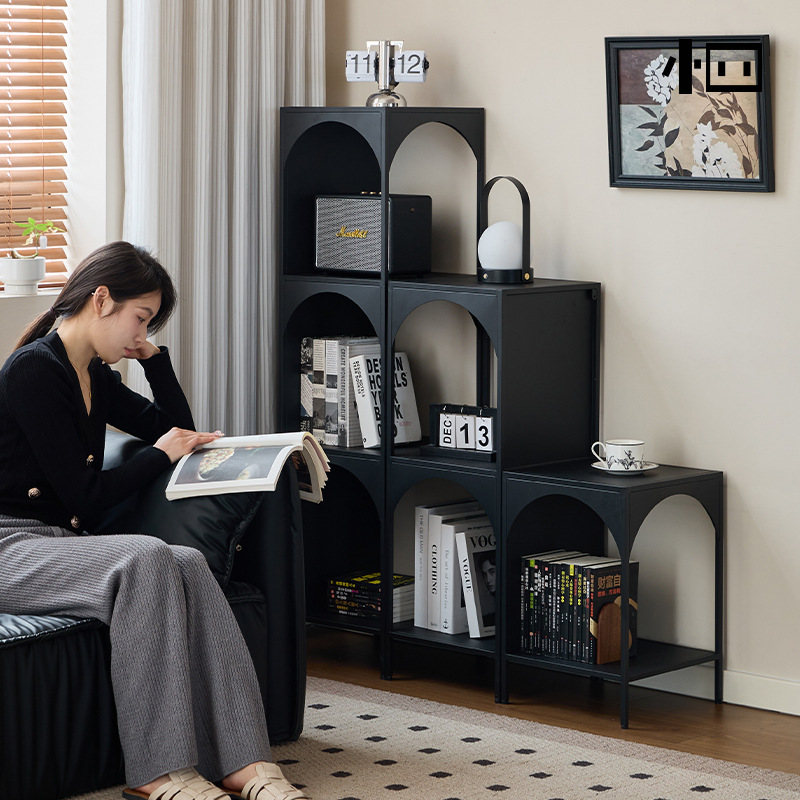 Xinjiang free shipping creative bookshelf corner storage rack wall…