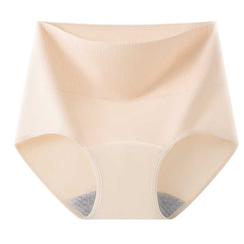 Mujeres con fugas de orina, fugas de orina de mediana edad y ancianos, absorción de agua, lavado, período de tía, pantalones a prueba de fugas, cintura alta, abdomen, ropa interior transpirable para mujer