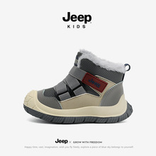 Jeep��ͯѩ��ѥ�|����ˮ���������ӽq����2025�¿�ëëЬ��ͯ��Ь