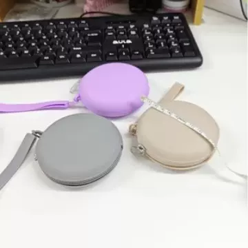 跨境圆形零钱收纳包口红包钥匙包耳机数据线轻便数码手提包