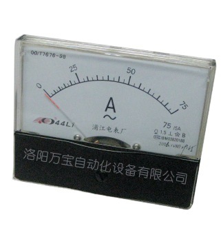供应 小表头 机械表头 指针表 指针机械电流表 44L1 75A