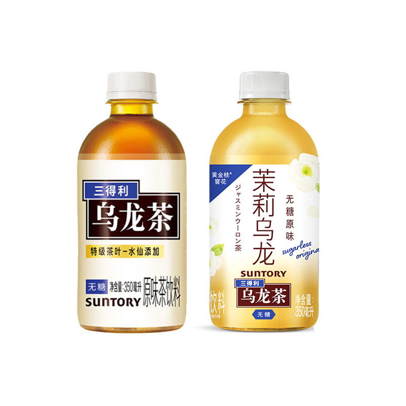 Suntory [sugar-free oolong 12+ sugar-free jasmine 12] 350ml