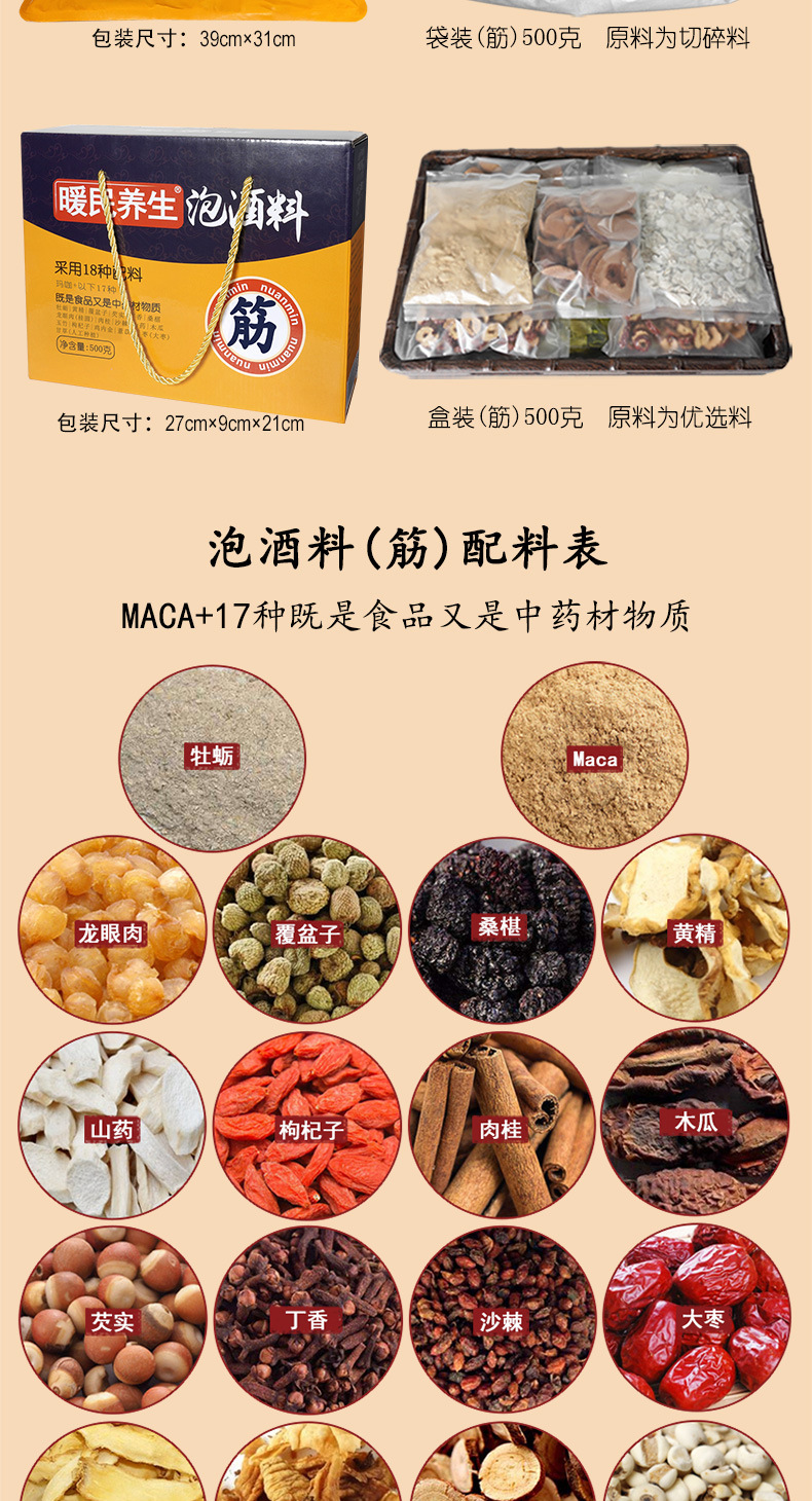 【正规泡酒料贴/牌/代/工】养生泡酒料包中药材泡酒配方会销礼品-阿里巴巴