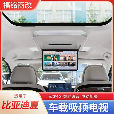 Suitable for Byd Xia to Install Tv Folding Screen Wireless Projection Screen Modification and Upgrade Special Car Ceiling Tv