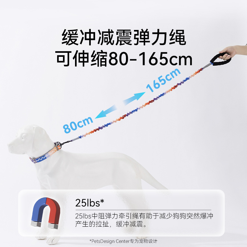 Comercio exterior transfronterizo perros perros medianos y grandes cuerda P a prueba de explosiones Golden Retriever collar de salida cuerda de tracción cuerda para mascotas