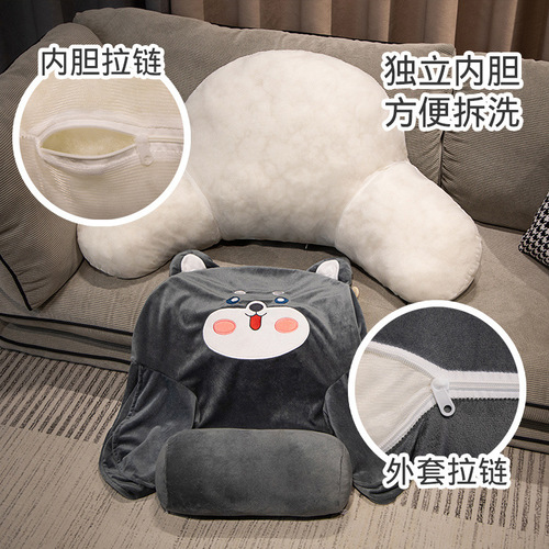 Bedside soft bag large back sofa cushion dormitory student pillow bed reading bed back cushion lumbar cushion cushion pillow