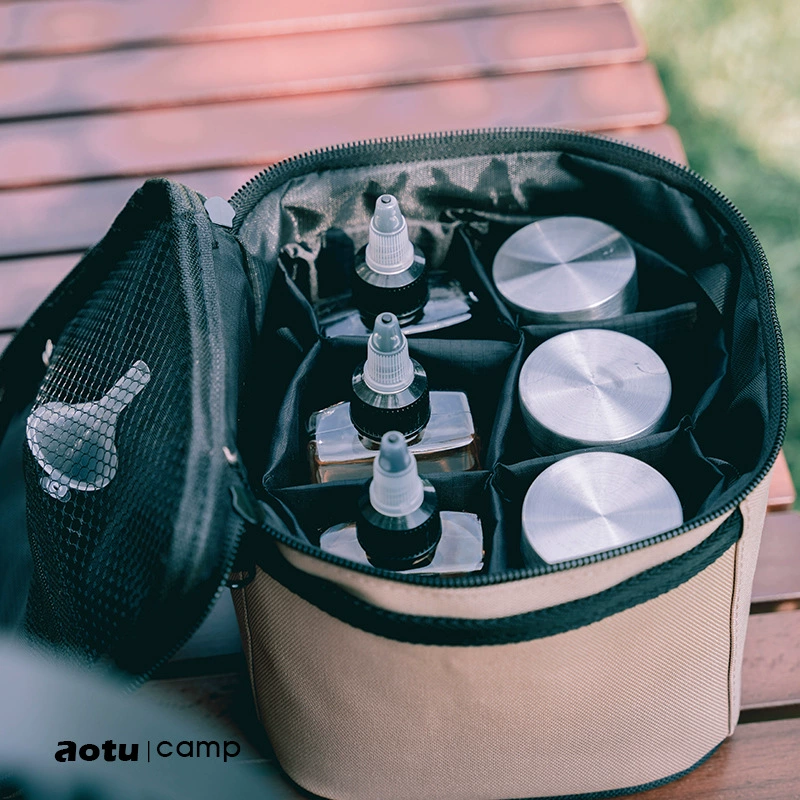 Бутылка для приправ на открытом воздухе Портативная кухонная коробка для приправ для пикника Твердая жидкая приправа для барбекю Костюм Посуда для барбекю