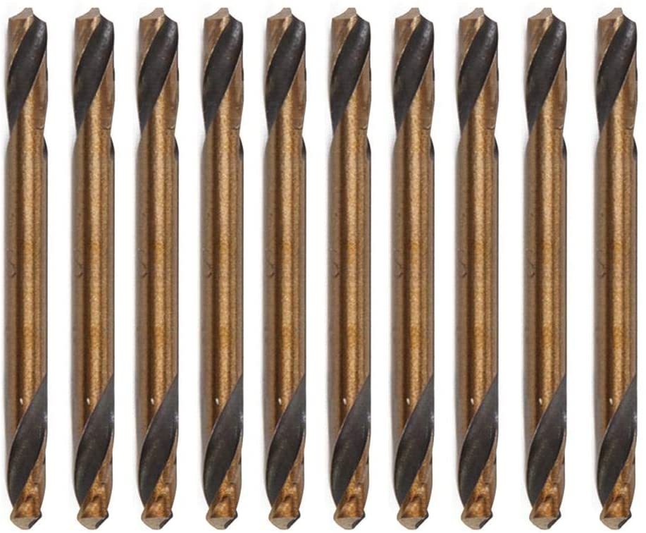 双头麻花钻头两头钻不锈钢专用钻头M2高速钢双刃钻头3.2 4.2 5.2