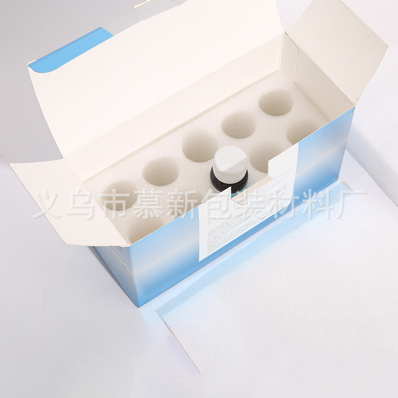 义乌珍珠棉内衬口服液防摔内托 厂家直供 大小可做