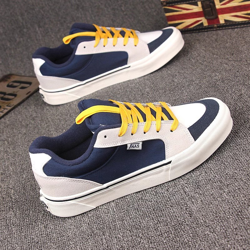 Blue-Gray Canvas Shoes, Breathable and Odor-Resistant Sneakers for Men and Women, Suitable for Students, Skateboarding, Casual, Versatile, Comfortable, Low-Top
