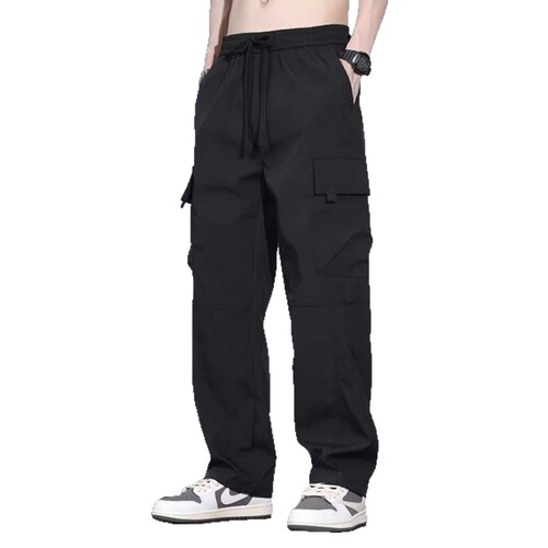 American overalls men's loose large size casual long pants men's outdoor assault pants multi-pocket wear-resistant overalls