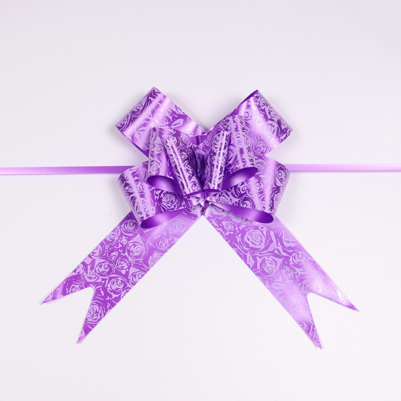 Spot al por mayor 50 # dibujo de flores impresa en color arco de rosa patrón de boda artículos de decoración de automóviles de boda dibujo de flores