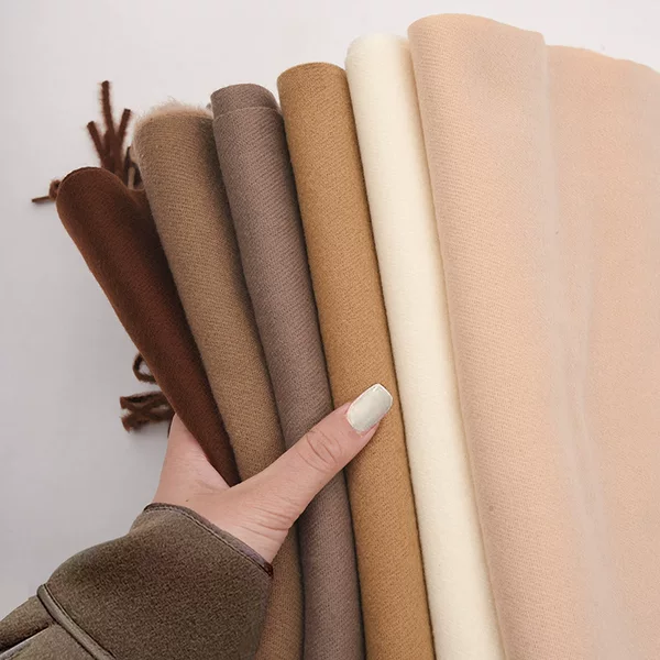 Autumn and Winter New Solid Color Scarf Women's Simple All-match Imitation Cashmere Scarf Sweet Tassel Shawl Scarf Red Scarf