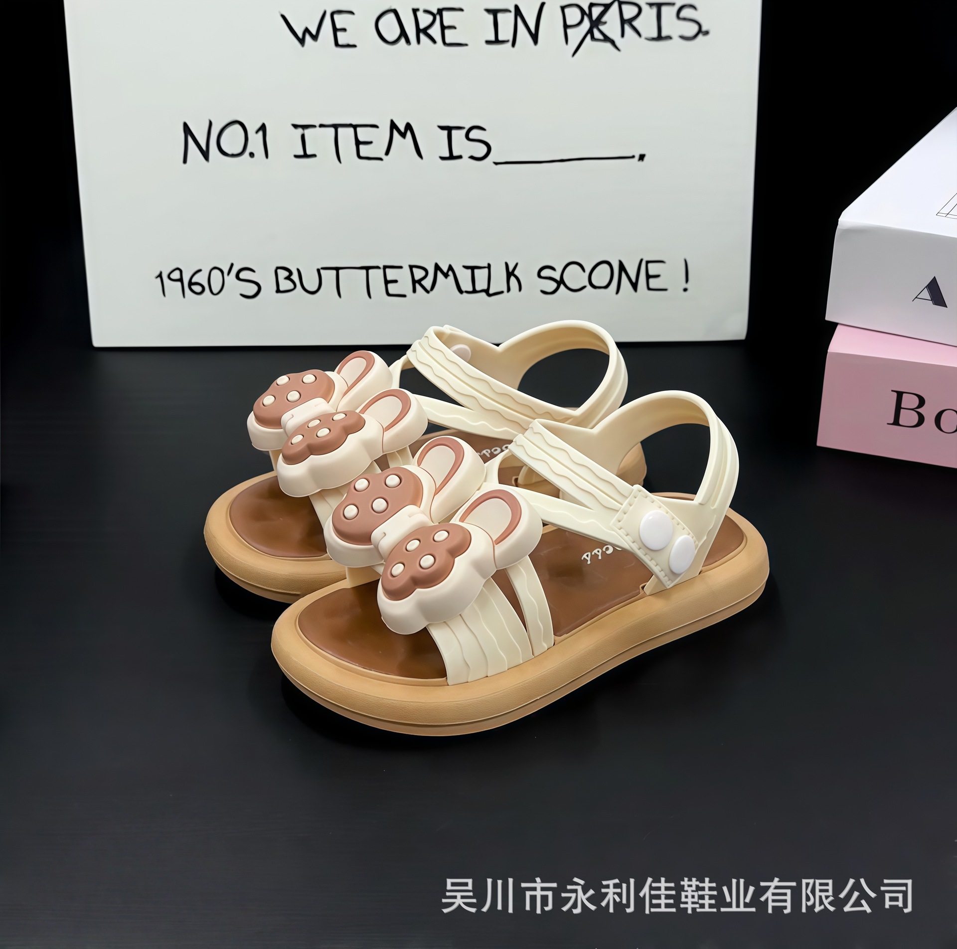 Sandalias de niñas nuevas fábricas directas al por mayor exportación antideslizante de fondo suave para niñas pequeñas y medianas sandalias de bebé