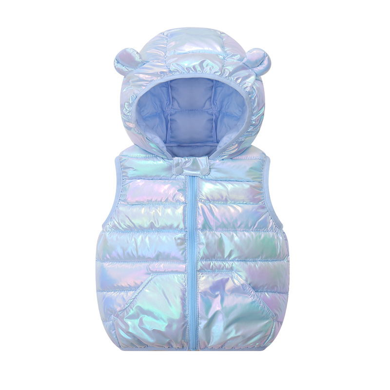 Abrigo acolchado ultraligero para niños, ropa infantil 2025, chaleco y chaqueta unisex