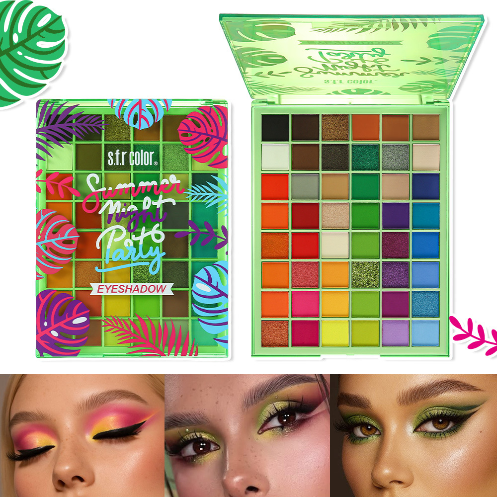 s.f.r color transfronterizo solo para el escenario de brillo de perlas dopamina 48 color gran maquillaje de sombra de ojos al por mayor