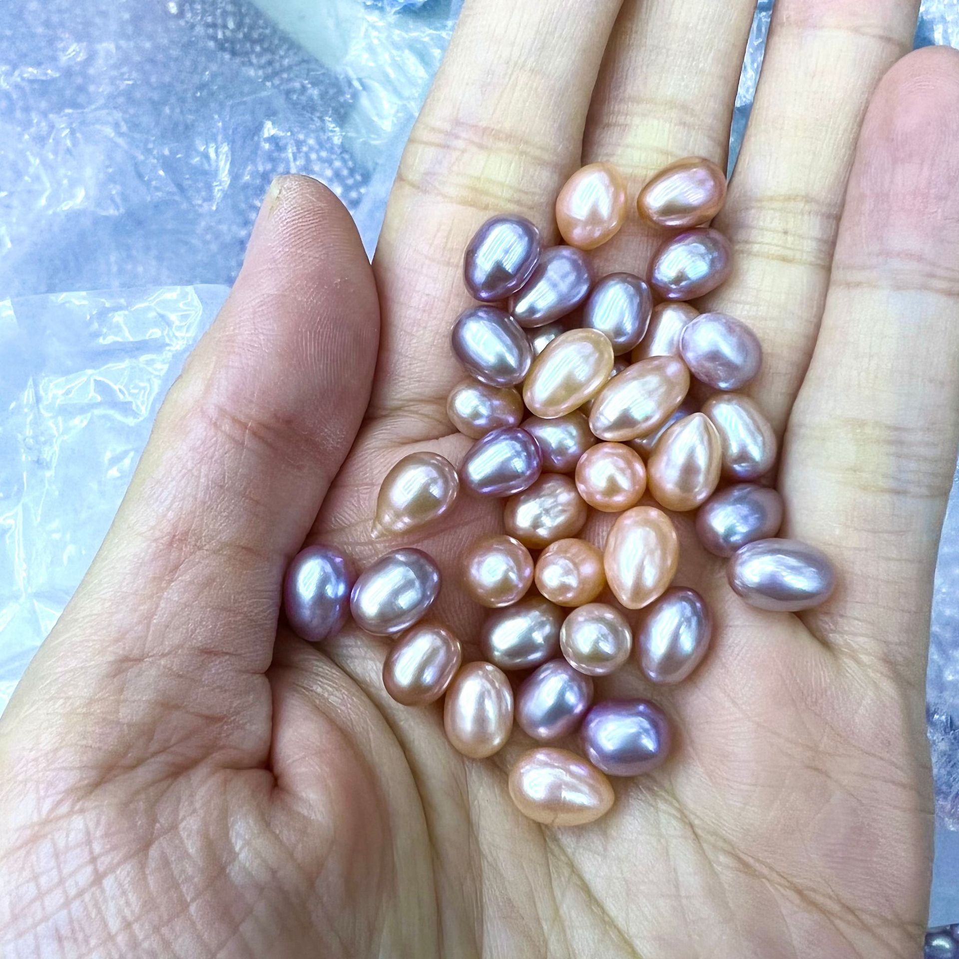 Freshwater rice -shaped water droplet pearl no timeless 5A pseudo…