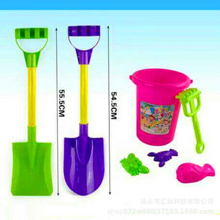 089-18 Summer Kidsren's Beach Toys 7-piece Set Large Beach Bucket Tool Set Water Educational Toys