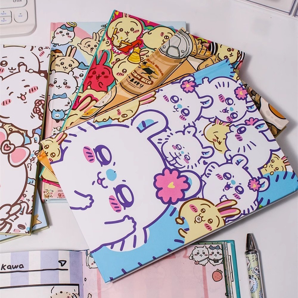 A5 풀컬러 내지 노트북 하드커버 귀여운 만화 문구 학생용 연습장 사무용품 노트