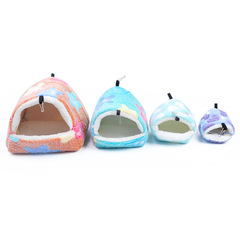 Sugar glider warm winter cotton nest coral velvet hammock small pet supplies squirrel cotton hanging nest