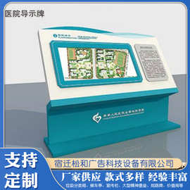 大堂导视牌楼层索引台 落地酒店商场医院大厅指示牌 平图展示水牌
