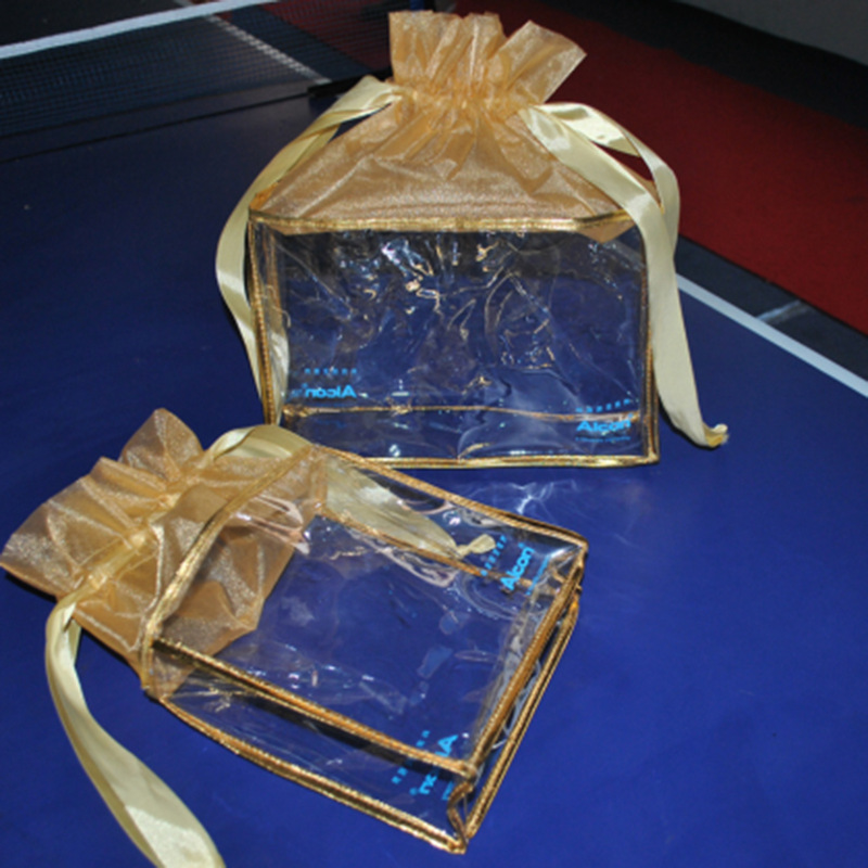 深圳PVC束口袋软胶袋化妆品包装袋日用品收纳袋拉绳袋 高尔夫球袋