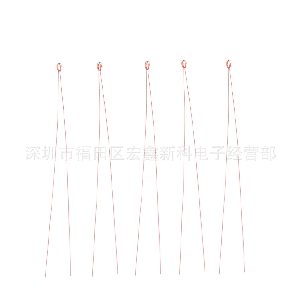 厂家供应打印机 径向玻璃封装 NTC100k3950高温单端玻封热敏电阻